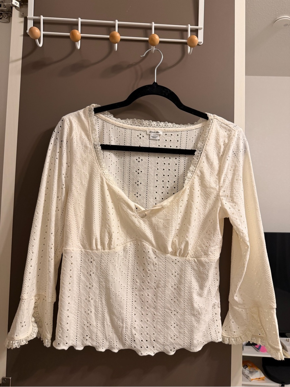 Kimchi Blue Lace Peasant Blouse
